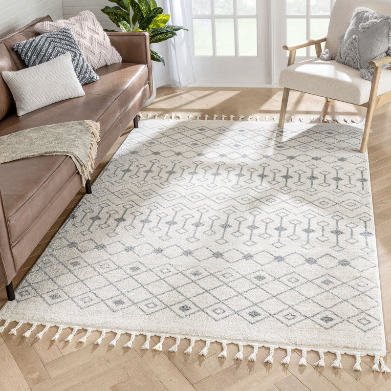 Serenity Geometric Synthetic Area Rug, Rectangle 160 x 220cm