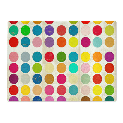 Pop Art Dot Pattern Vol.1  Glass Chopping Board