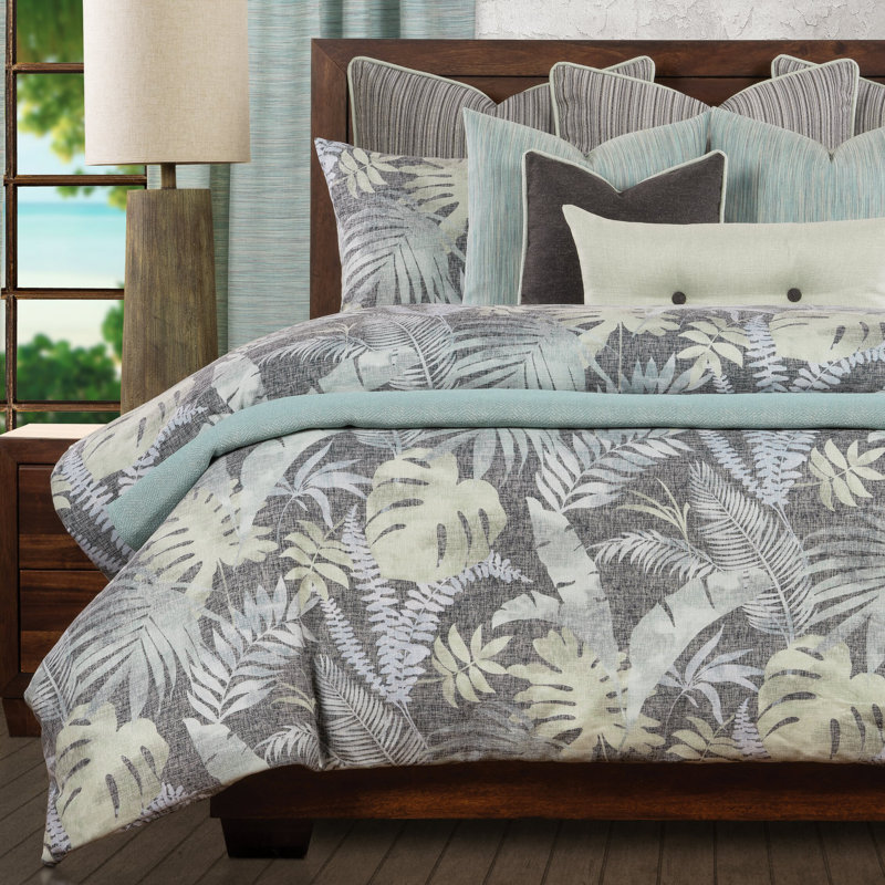 Ensemble de housse de couette tropical La Havana, Couette très grand + 10 pièces supplémentaires