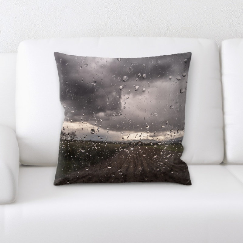 Microsuede Reversible Throw Pillow