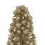 Christmas Tree - Set of 4 - 5"Dia. x 12" - Gold