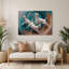 Chats Tonkinese Shorthair gris, art mural en métal-566545426