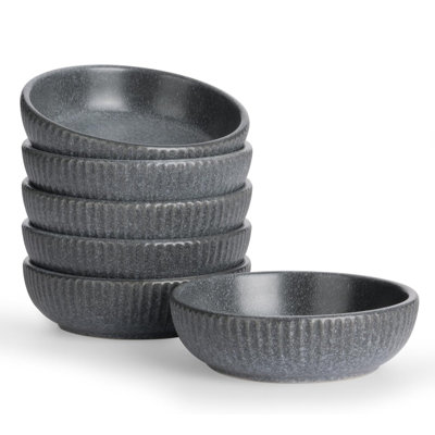  Starlight 6-Piece Soy Sauce Dish Ceramic Dipping Bowls