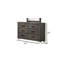 Mobilier de chambre à coucher moderne de style transitionnel 1pc