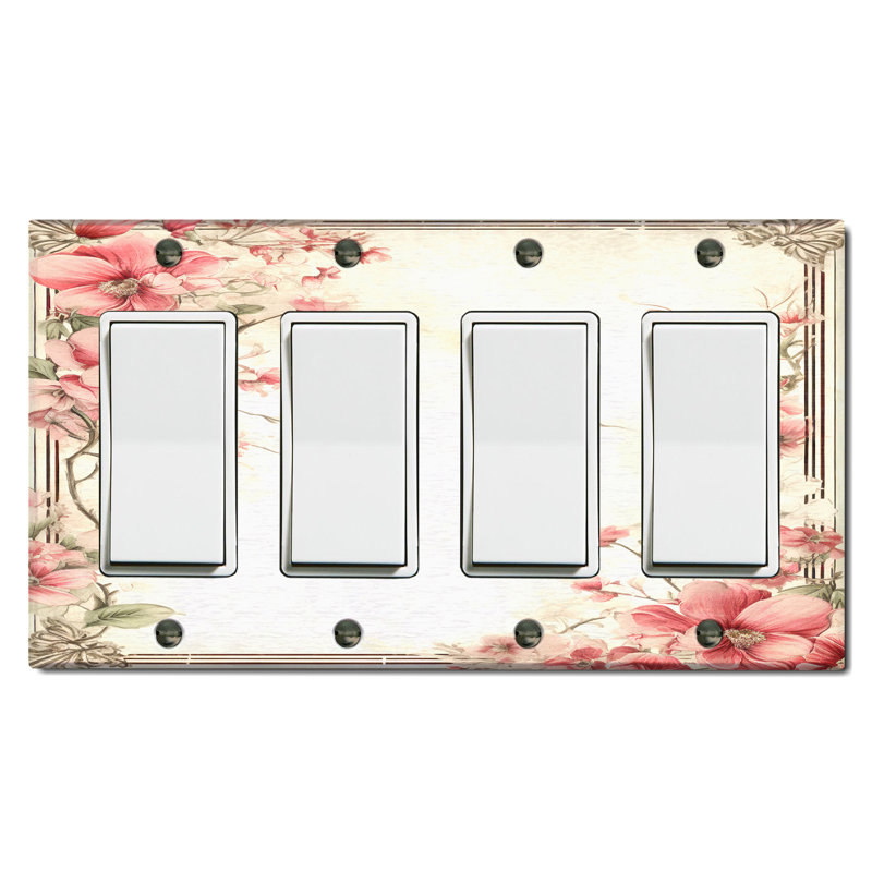4 - Gang Rocker Standard Wall Plate
