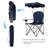 Portable Folding Beach Canopy Chair W/ Cup Holders Bag For Camping Hiking Outdoor-116055995