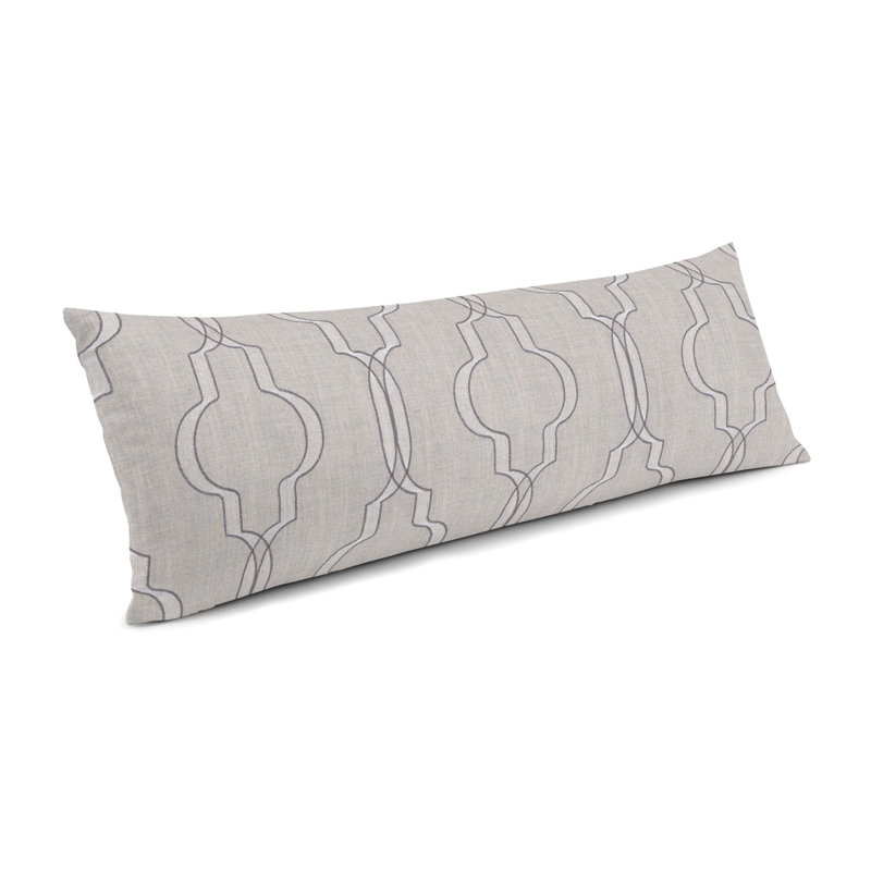 TakeAFancy Geometric Cotton Blend Throw Pillow, 14" x 36"