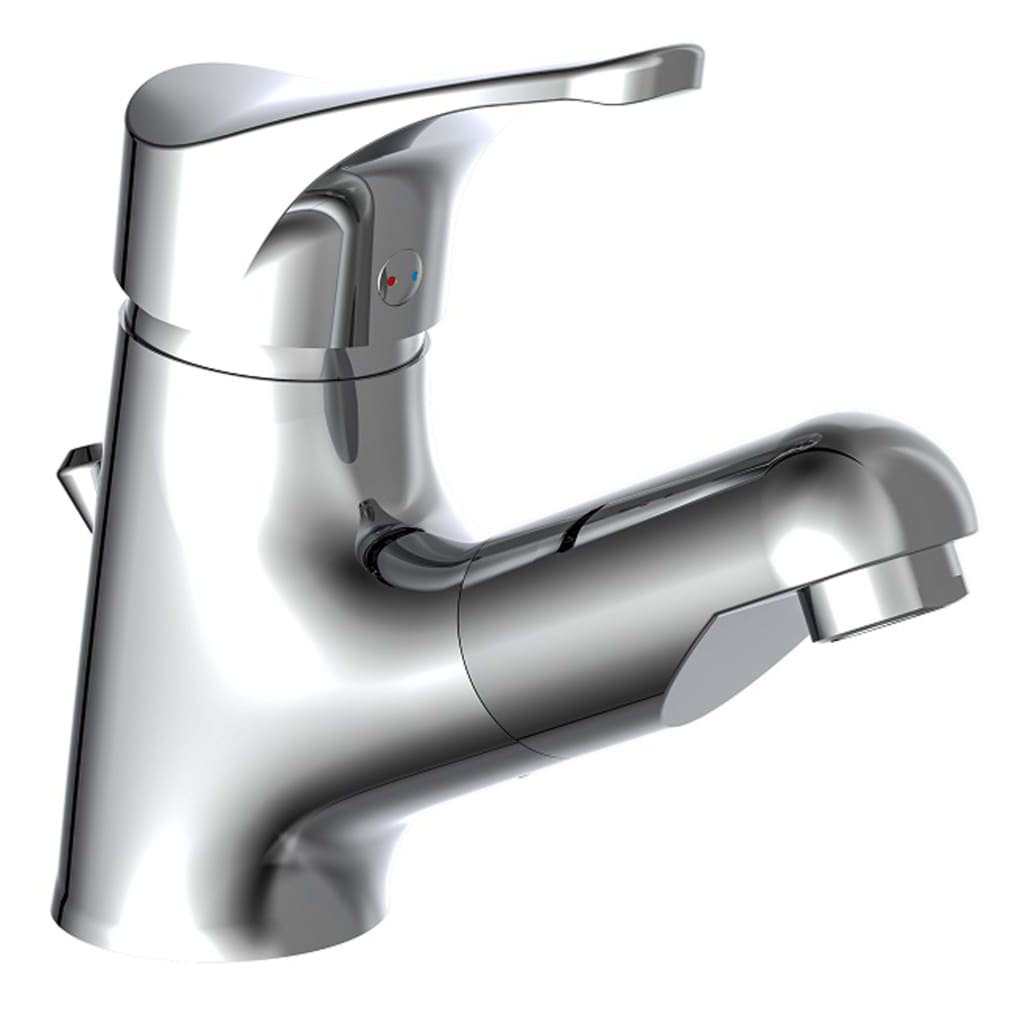 Schütte Basin Mixer with Pull-Out Spray Attica Chrome