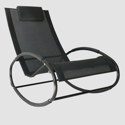 Arzelia Steel Rocking Chair