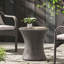 Table d'appoint d'extérieur grise H 19,56 po-124548221-124548220