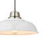 Conn 1 - Light Gold Dome Pendant-586941065