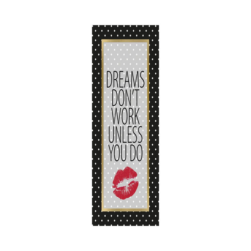 Dreams Don't Work I by Kimberly Allen - Wrapped Canvas Panoramic Print, 30.48 cm H x 91.44 cm W x 1.91 cm D