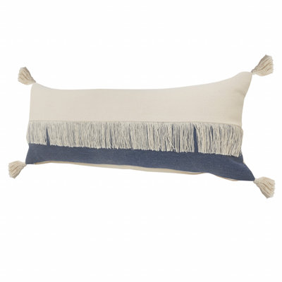 14" X 36" 100% Cotton Zippered Pillow