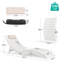 Chaise longue de patio pliable Aquawave-1442734572