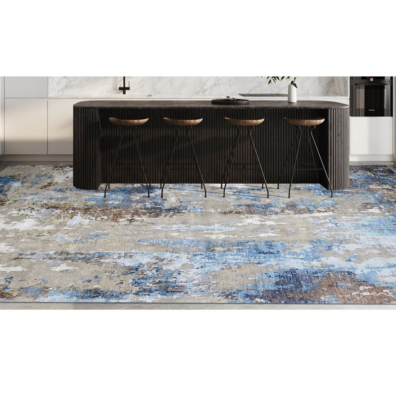 Abstract Area Rug, Rectangle 2' x 3'