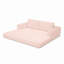 Canapé-lit pliant convertible 2-en-1, canapé-lit en velours côtelé avec 2 * coussins, canapé-lit modulaire sans dossier rembourré avec lit escamotable Futon, canapé-lit modulaire pliable pour le salon-1664841777