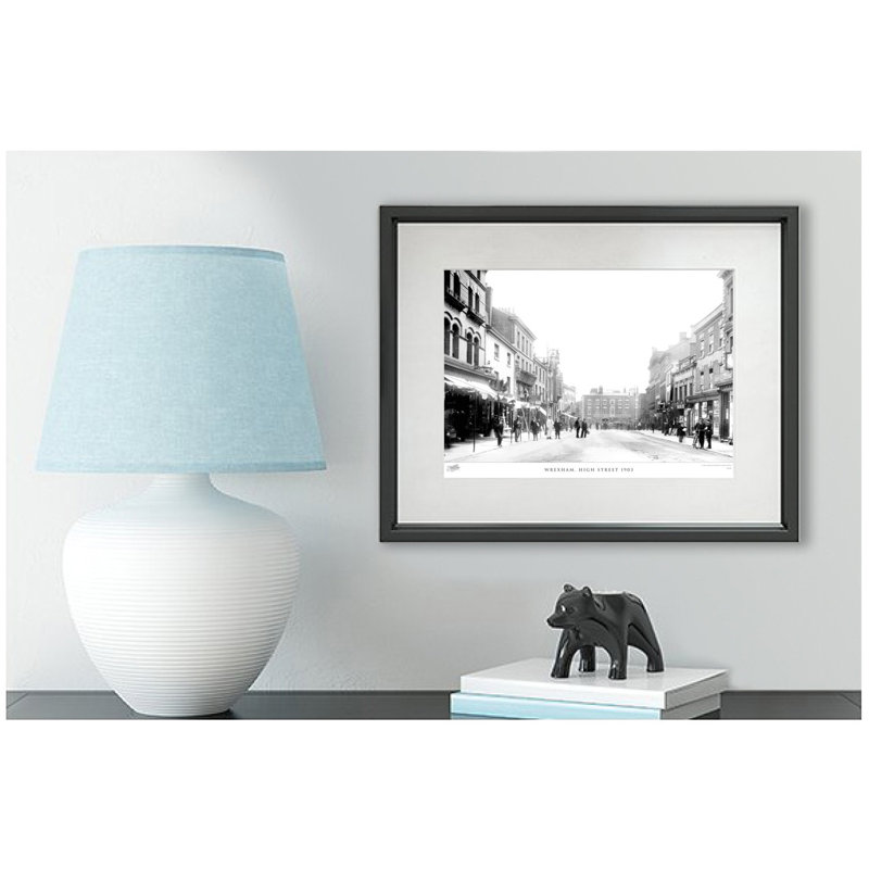 Wrexham, High Street 1903 by Francis Frith - Single Picture Frame Print, 60cm H x 80cm W x 2.3cm D