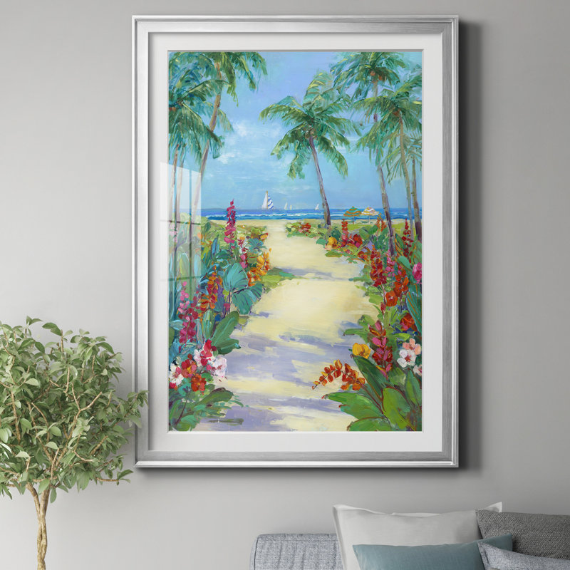 It's 5 O'loge Somewhere II - Cadre photo, reproduction d'art sur papier, Argent, H 18,5 po x l 24,5 po x P 1,5 po