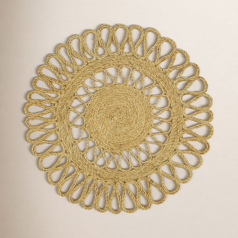Dhaka Collection Jute Round Placemat