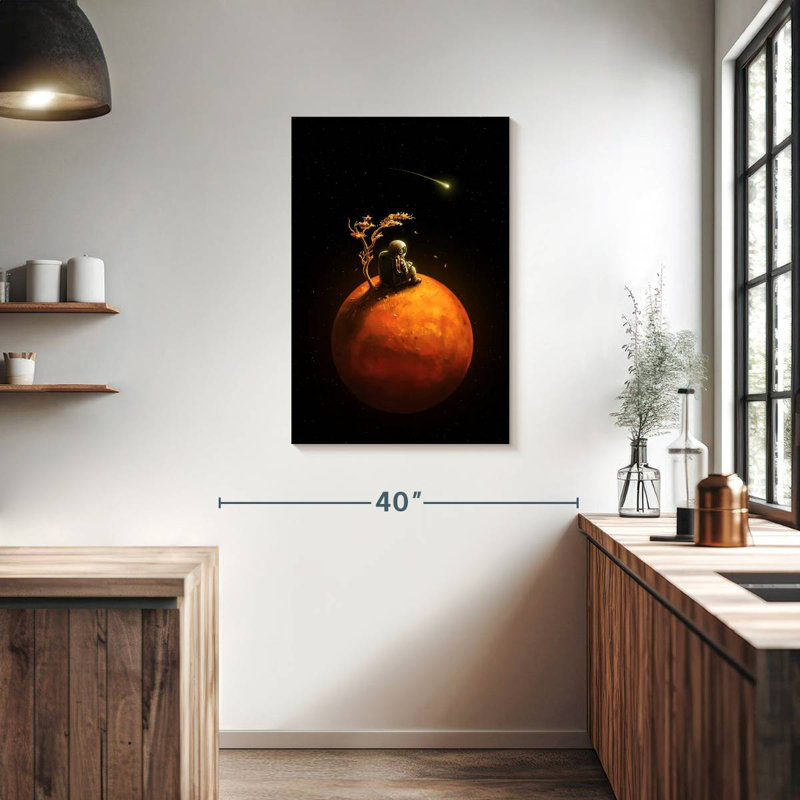 Kelan Stranded Astronaut, 36" H x 24" W