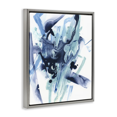 «Fluid Chaotic Abstraction Floater», art mural sur toile par June Erica Vess