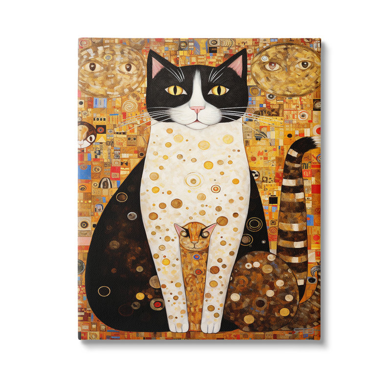 «Mosaic Style Cats» par RB, 20" H x 16" W