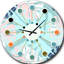 Horloge murale rétro Mid-Century-40747529