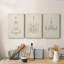 Mid Century Chandelier I - Ensemble de 3 toiles tendues-1318345878