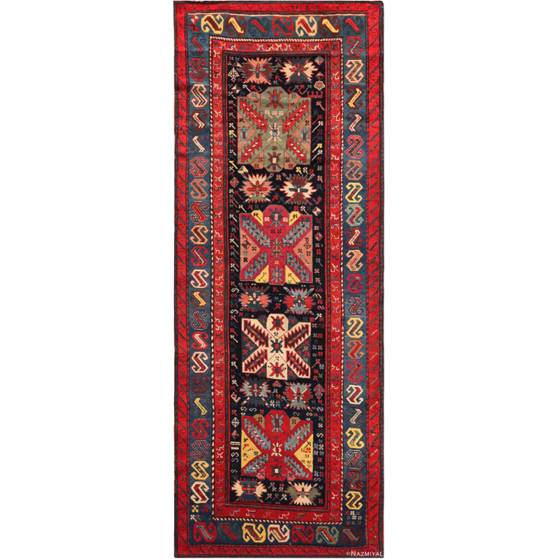 One-of-a-Kind Runner 3'6" X 9' Hand Knotted Area Rug