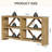 71-Inch Long Console Table With Storage Shelves, Wood Foyer Table For Entryway