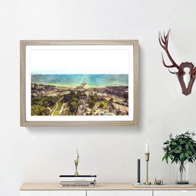 The Bournemouth Coast - Single Picture Frame Painting on MDF