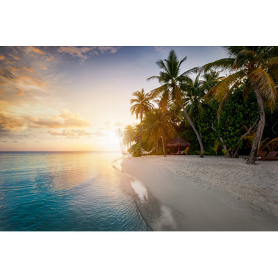 Tropical Beach - Wrapped Canvas Print