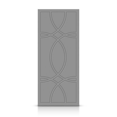Porte standard à panneaux en bois massif