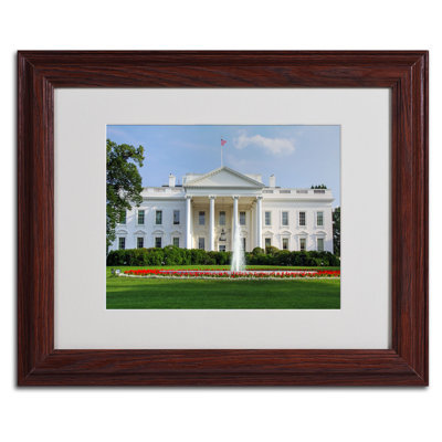 "White House" by CATeyes Framed Photographic Print