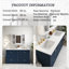 Ensemble de meuble-lavabo mural 60 po
