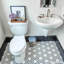 Nova 6" Hexagon Polished Marble Mosaic Tile-2061913708