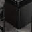 Black Square Solid Wood Poker Table-117093563