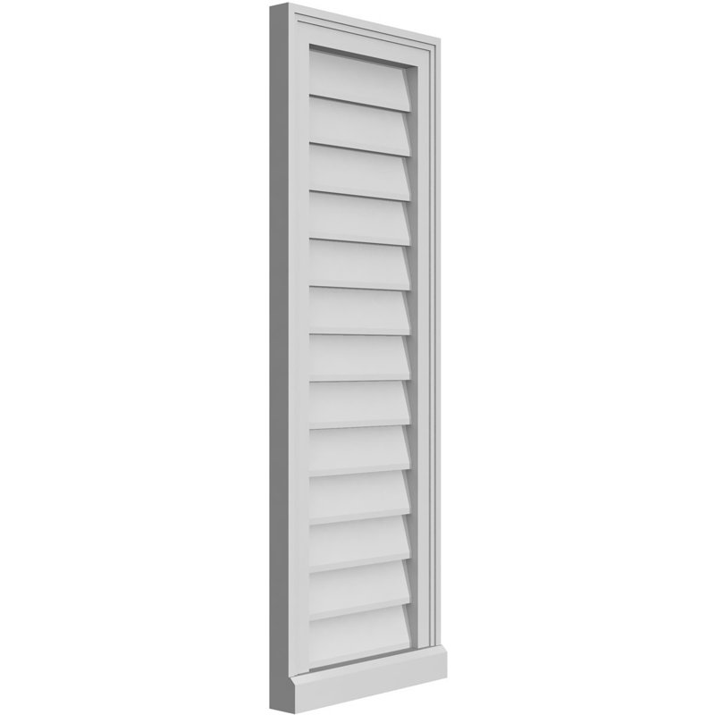Cadre de seuil Brickmould, brun clair apprêté, H 40 po x l 14 po x P 2 po