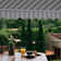 ALEKO Motorized Retractable Outdoor Awning with White Frame