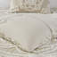 Housse de couette taupe très grand / très grand. 100% coton pour un repos apaisant. Attrait médaillon. 2 taies décoratives assorties. . Collection 3 pièces de lavabo sans effort - Taupe Sommeil serein. Allure design. Machine-125962629-125962633