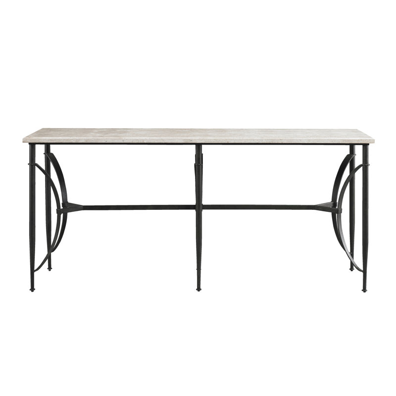 Alfies 72'' W Stone Console Table
