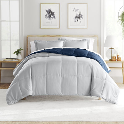  Microfiber Reversible Comforter Set