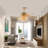 52'' Crystal Ceiling Fan with Light Kit