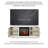 Kahne TV Stand Fireplace for TVs up to 60" Fireplace