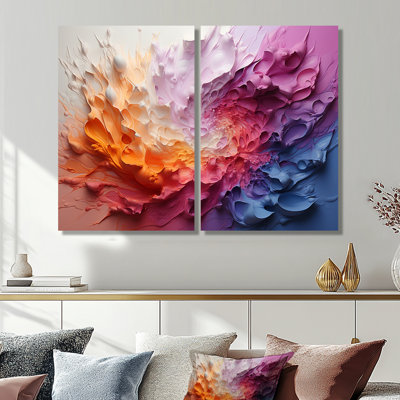 «Colorful White Rainbow Spiral I», reproductions d'art traditionnel sur toile