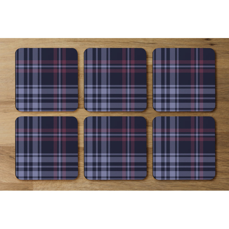 Square 6 Piece Coaster Set