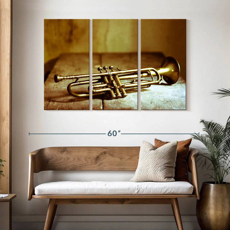 Abarca Old Golden Trumpet, H 32 po x l 50 po
