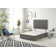 Pleasanton Linen Divan Bed Set with Sprung Memory Foam Mattress and Headboard