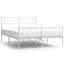 Structure de lit en métal, acier robuste, sans matelas-660107219-660107218