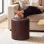 Tabouret de repose-pieds rembourré en similicuir de 15 po pour le salon-1609497004
